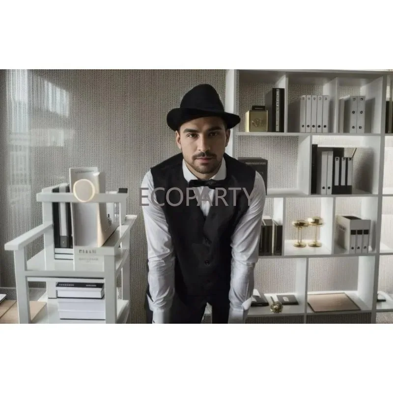 코스튬 포효하는 개츠비 갱스터 조끼, 페도라 모자, 활 - Men'S Fashion Roaring 20S 리뷰 및 가격
