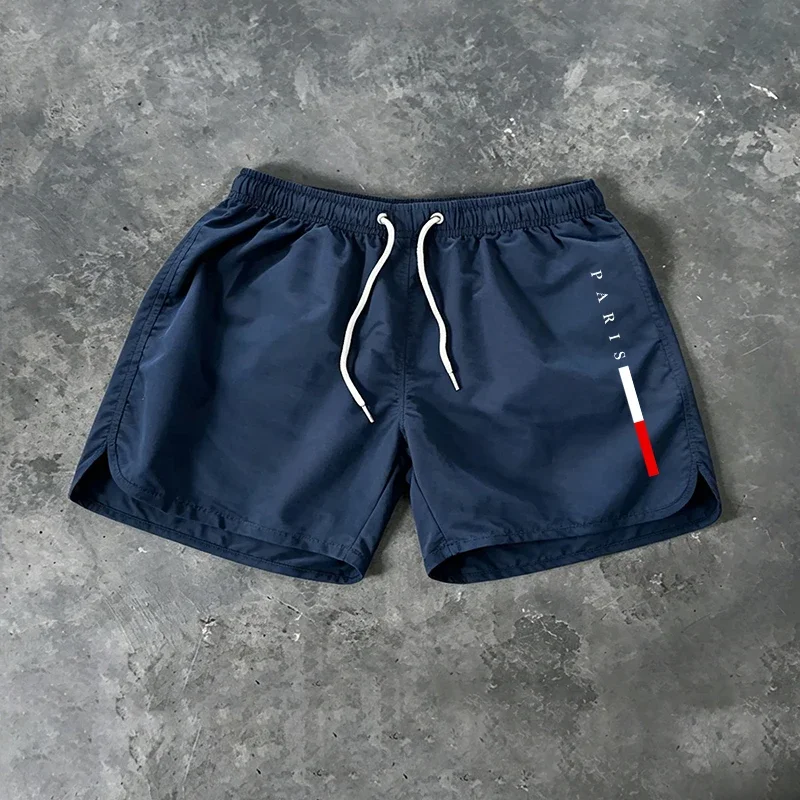 새로운 도착 남성 보드 반바지 파리 프린트 여름 해변  - Paris Men'S Fashion 리뷰 및 가격