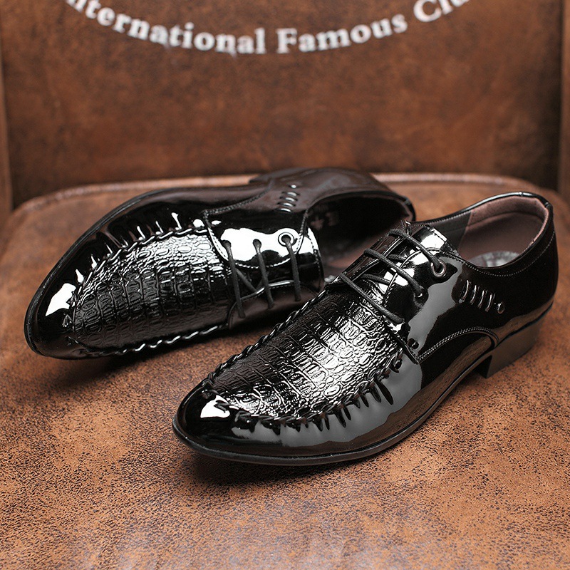 남성용 레이스업 가죽 신발, 웨딩 파티 신발, 비즈니스 - Oxford Shoes Brogue 리뷰 및 가격