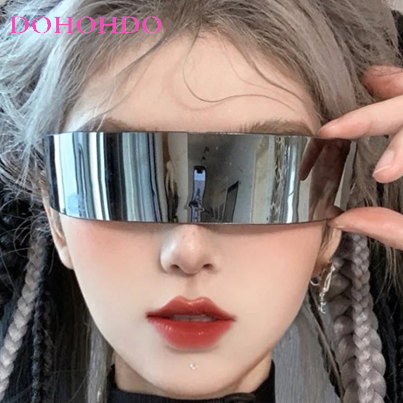 Y2K 원피스 무테 펑크 여성 선글라스 럭셔리 브랜드  - Men Fashion Photography 리뷰 및 가격